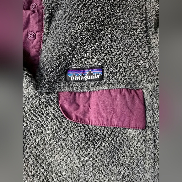 EUC PATAGONIA Women's Snap-T Fleece Pullover - Grey Size Small - Picture 2 of 6
